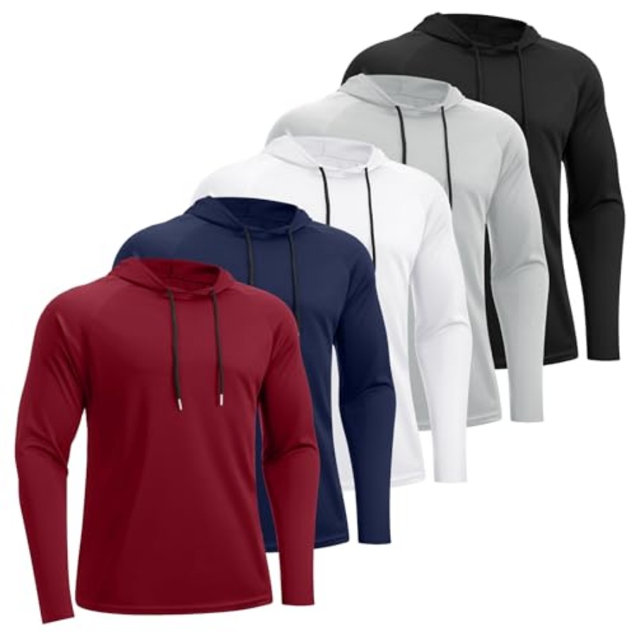Fishing Hoodie - HovSiyla 5 Pack Men's Fishing Shirts