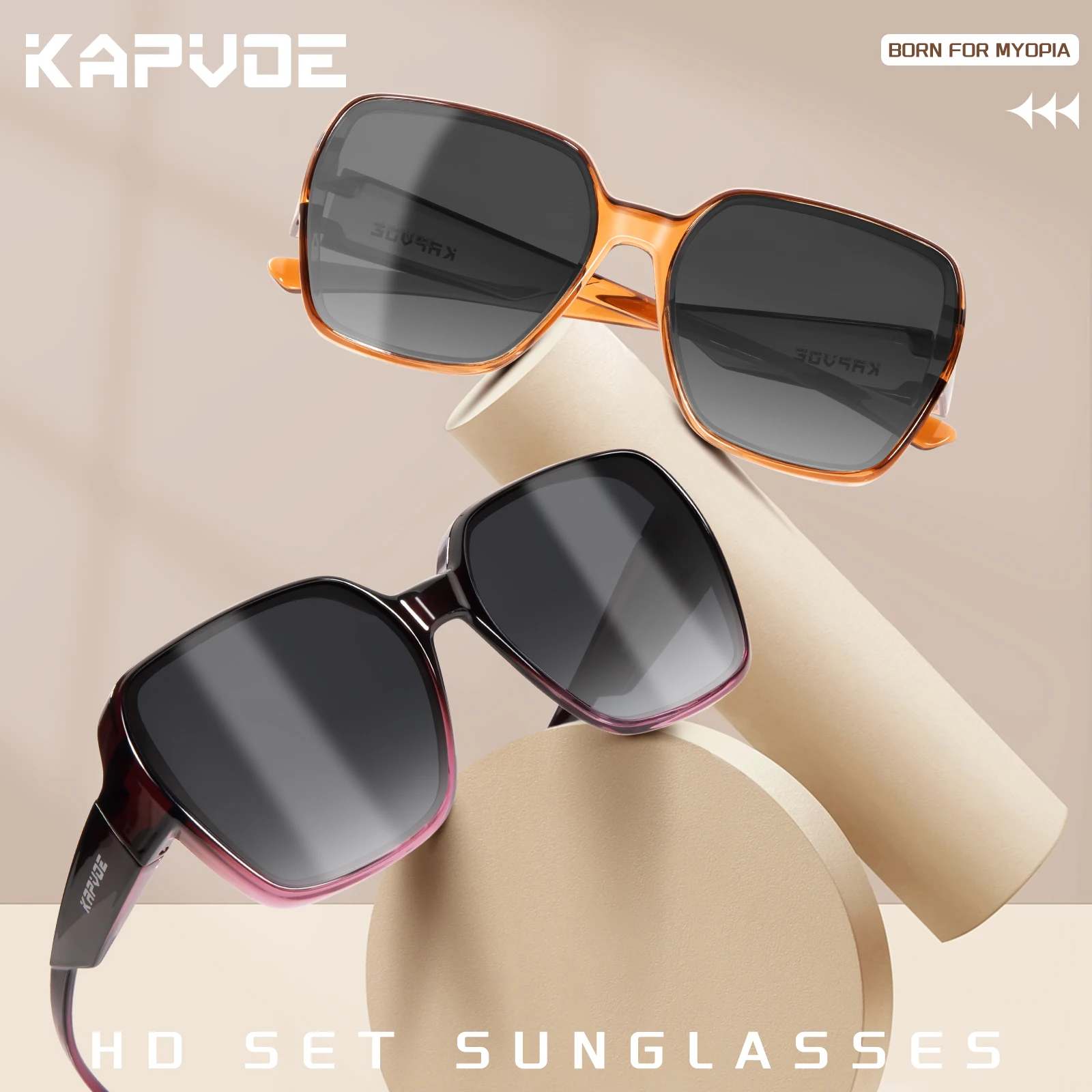Fishing Sunglasses Polarized - Kapvoe Fitover Sunglasses Oversized Square Polarized