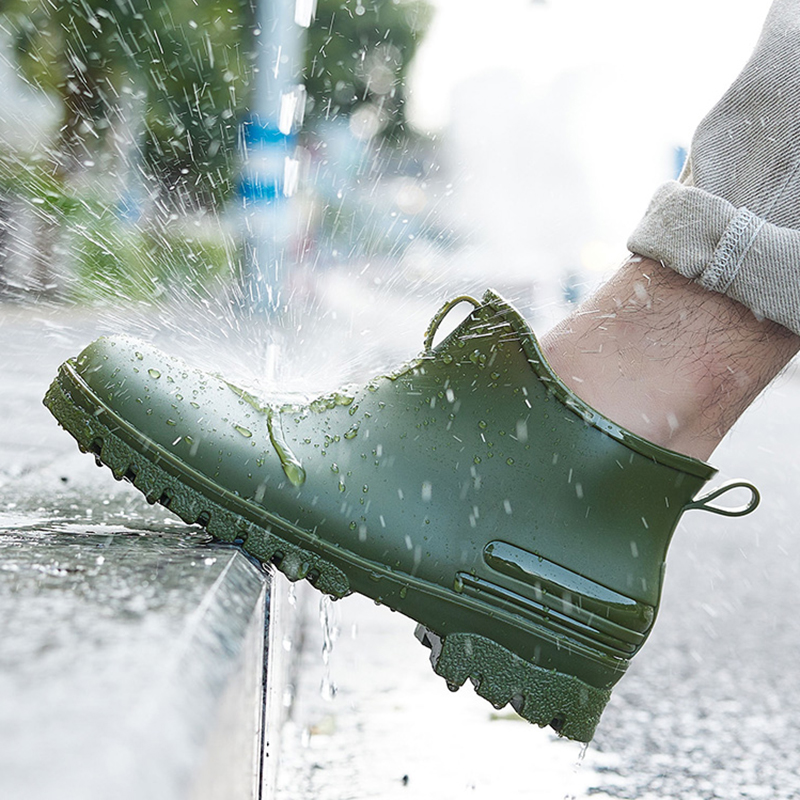 Fishing Boots - New Fashion Men Rain Boots Platform