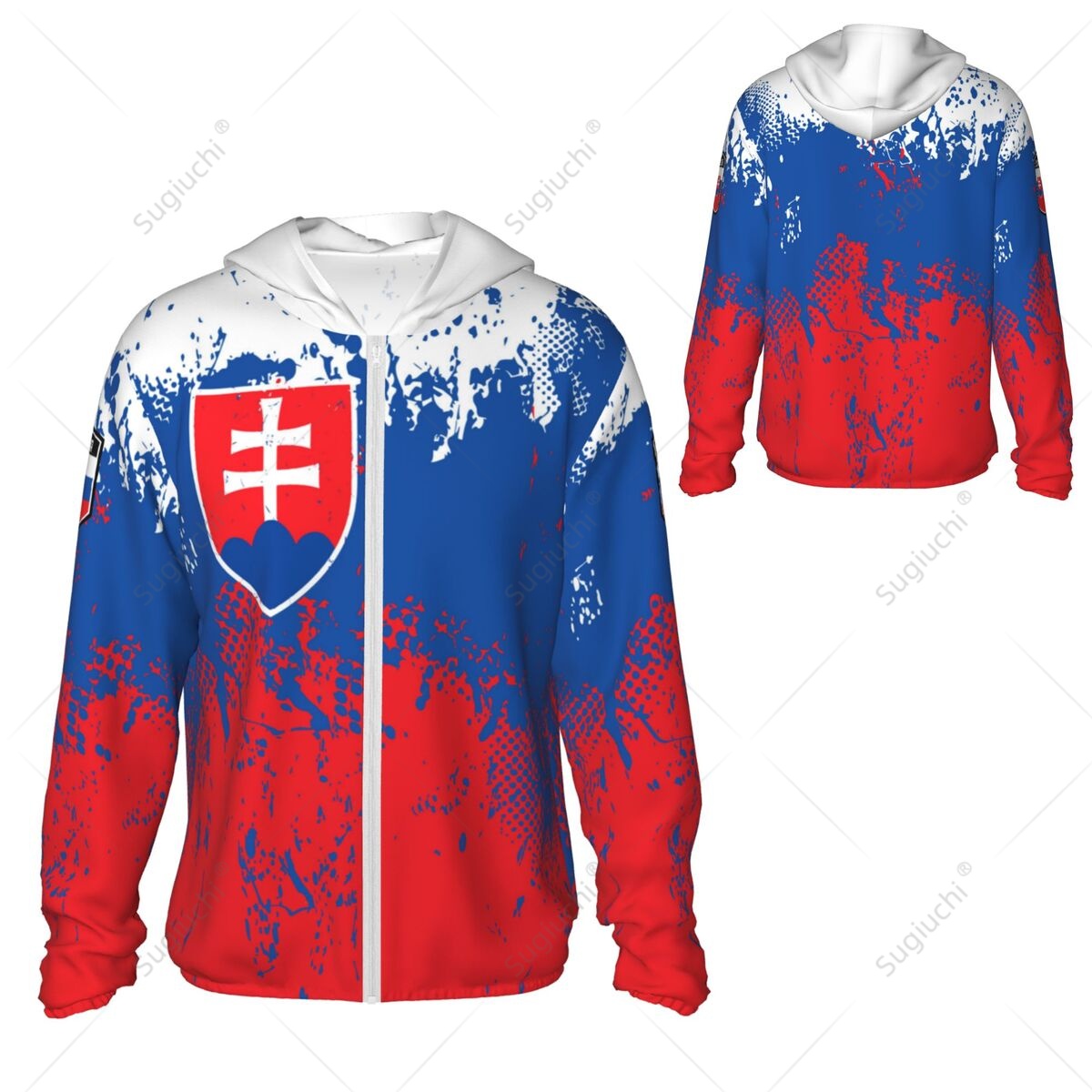 Slovakia Flag Sun Protection H - Fishing Hoodie recension och pris