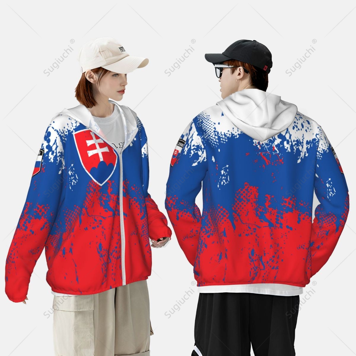 Slovakia Flag Sun Protection H - Fishing Hoodie recension och pris