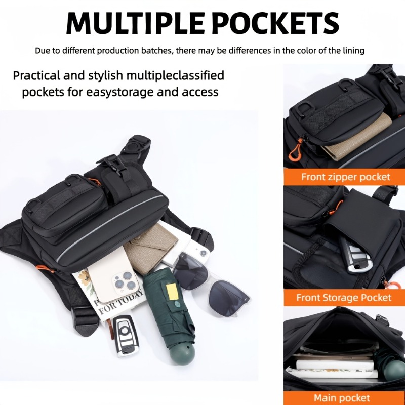 Men's Tactical Chest Bag, Runn - Fishing Vest recension och pris