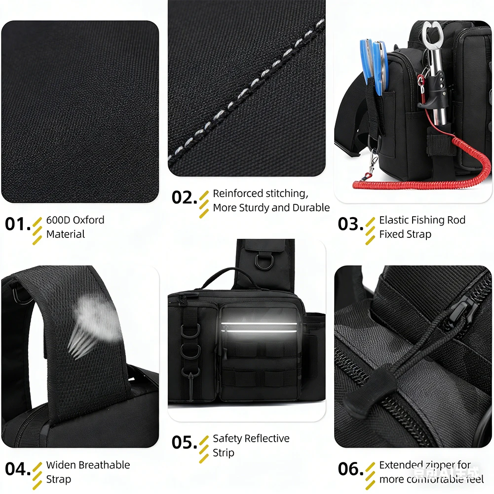 Fishing Backpack with Rod Hold - Fishing Backpack recension och pris
