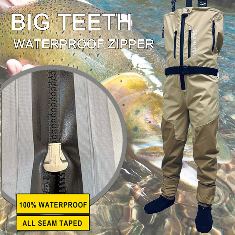 Zip-front Breathable Stout Che - Fishing Pants Waterproof recension och pris