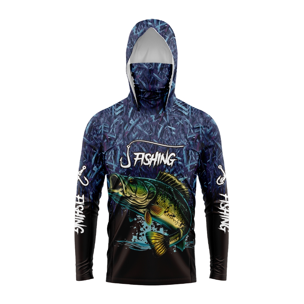 Men Bass Fish Print Fishing Ho - Fishing Hoodie recension och pris