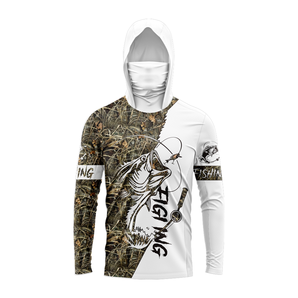 Men Bass Fish Print Fishing Ho - Fishing Hoodie recension och pris