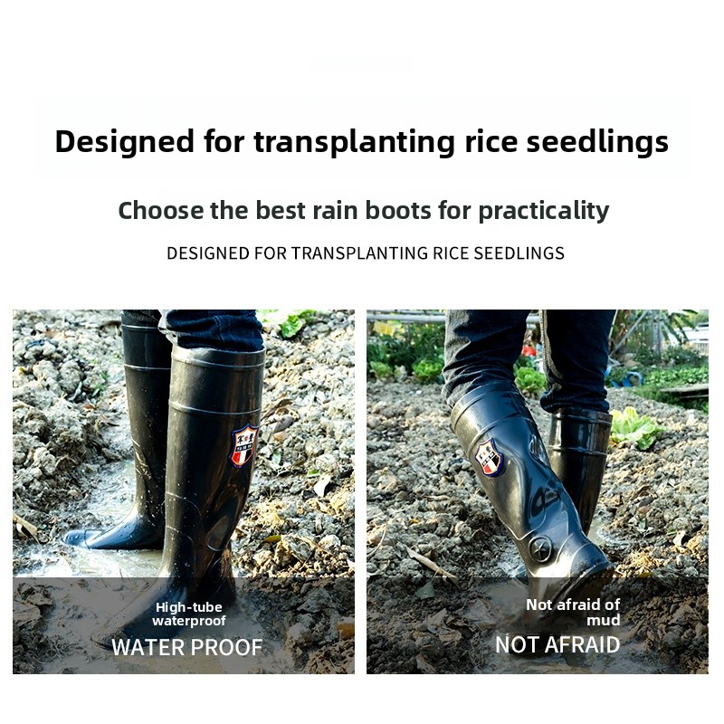 Comfortable High-Tube Rain Boo - Fishing Boots recension och pris