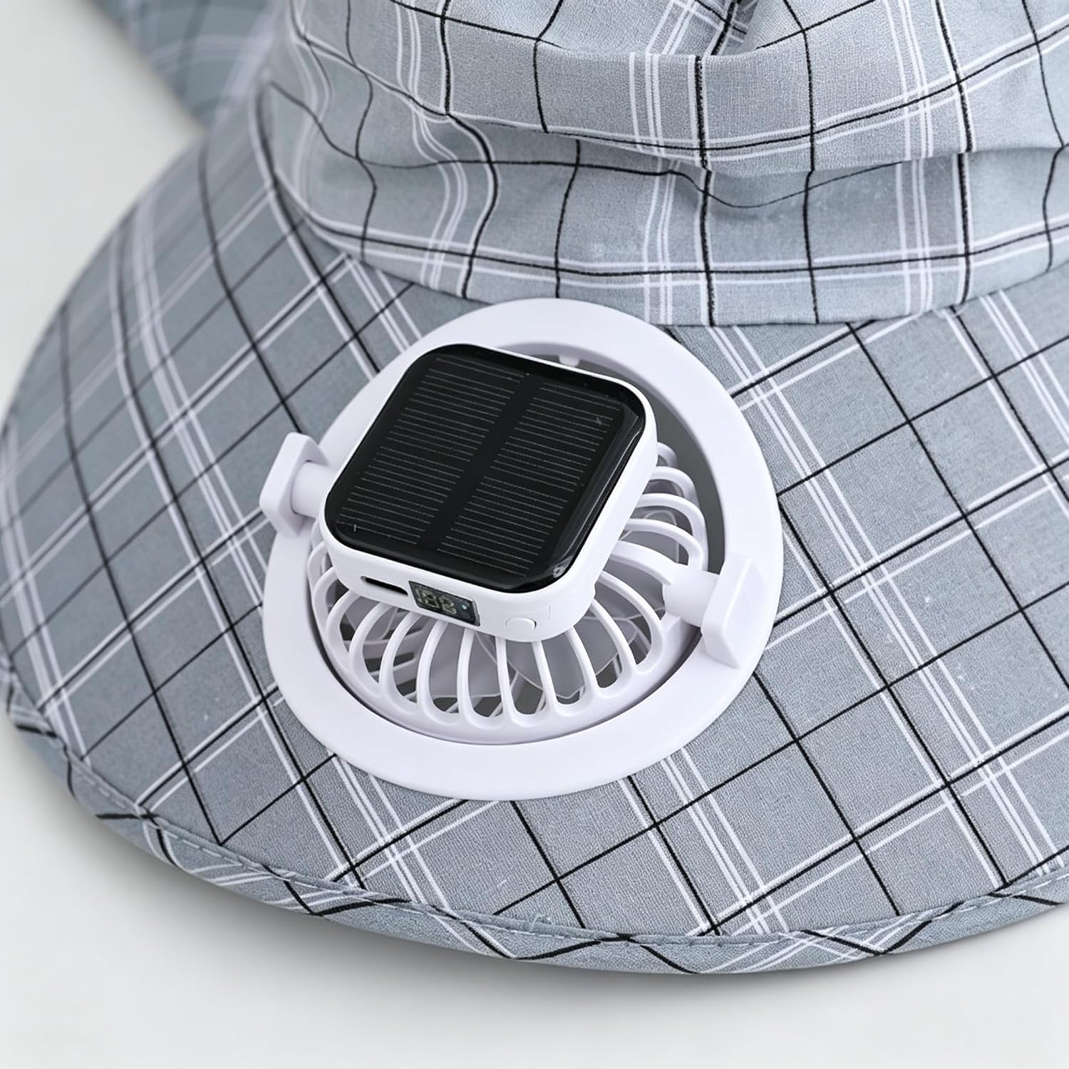 1PC Solar Power Neck Guard Fan - Fishing Hat recension och pris