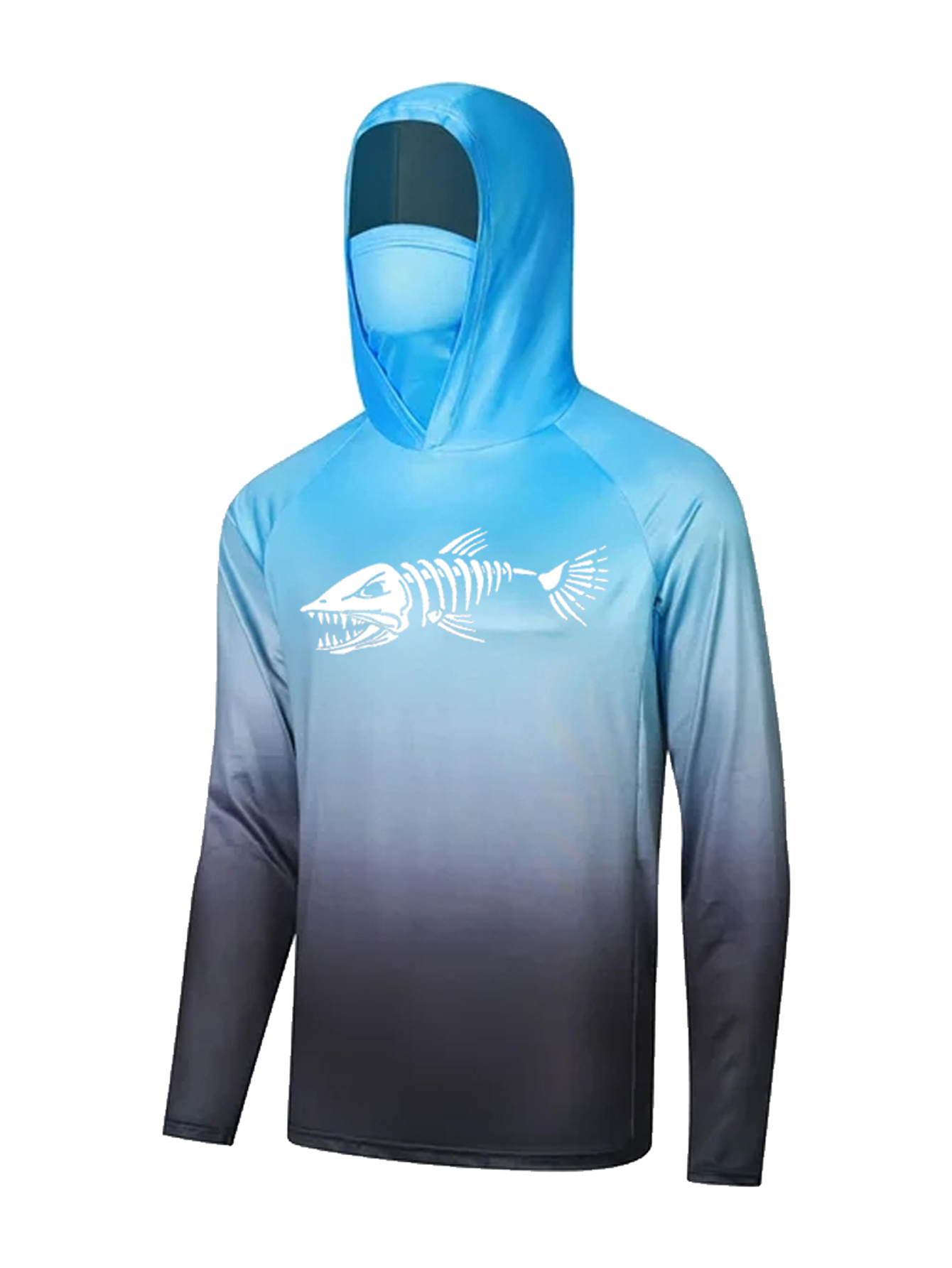 UPF 50+ Hooded Fishing Clothes - Fishing Mask Sun Protection recension och pris