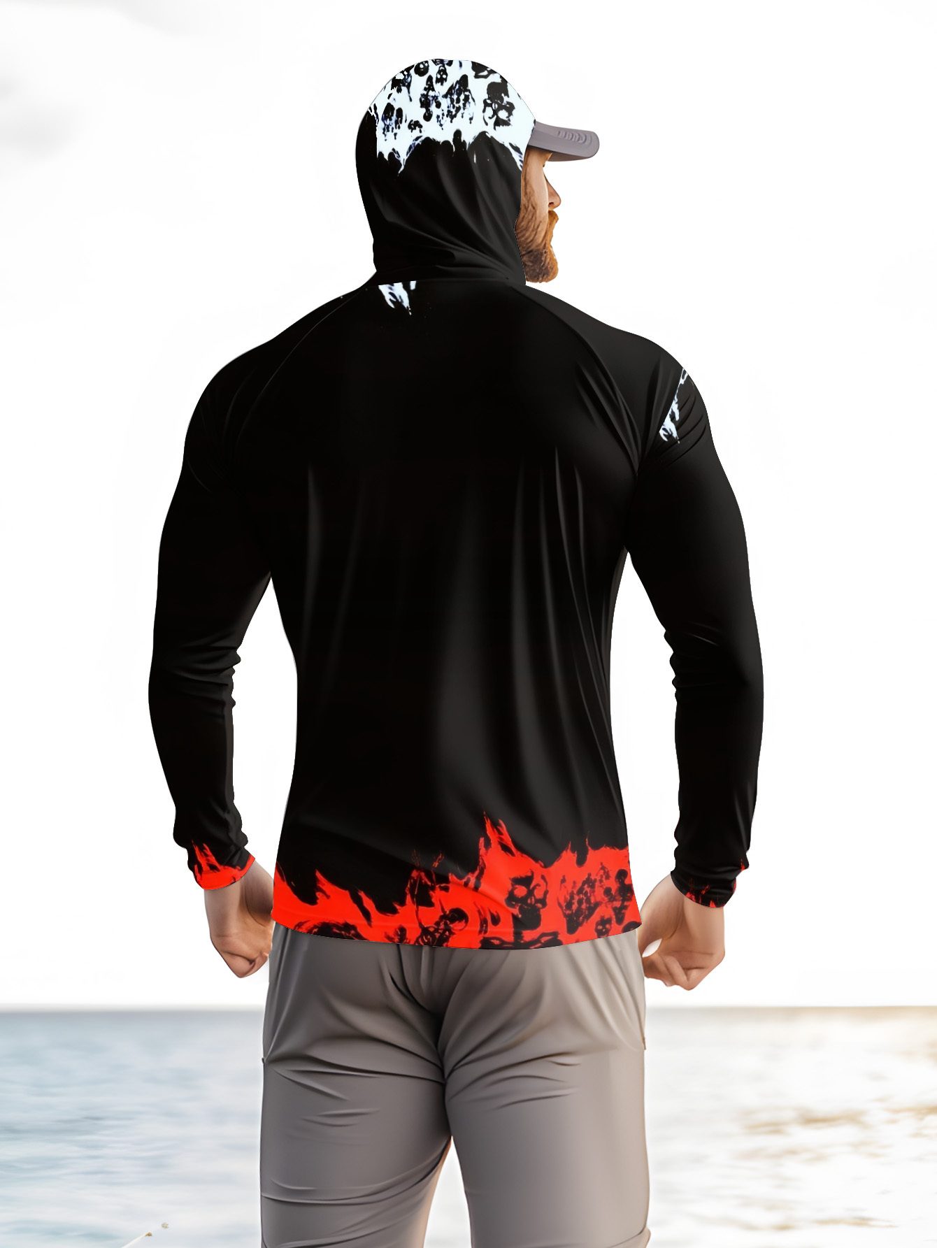 Men Hood Fishing Shirt long sl - Fishing Shirt Uv Protection recension och pris