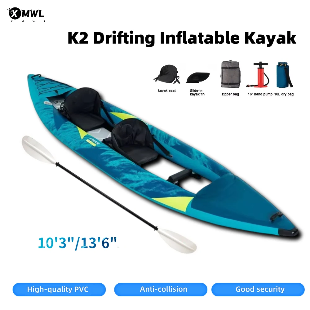 Canoe Kayak Inflatable Boat 1- - Fishing Bag Waterproof recension och pris