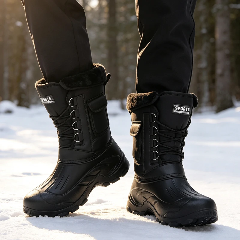 Men Winter Snow Boots Outdoor  - Fishing Boots recension och pris