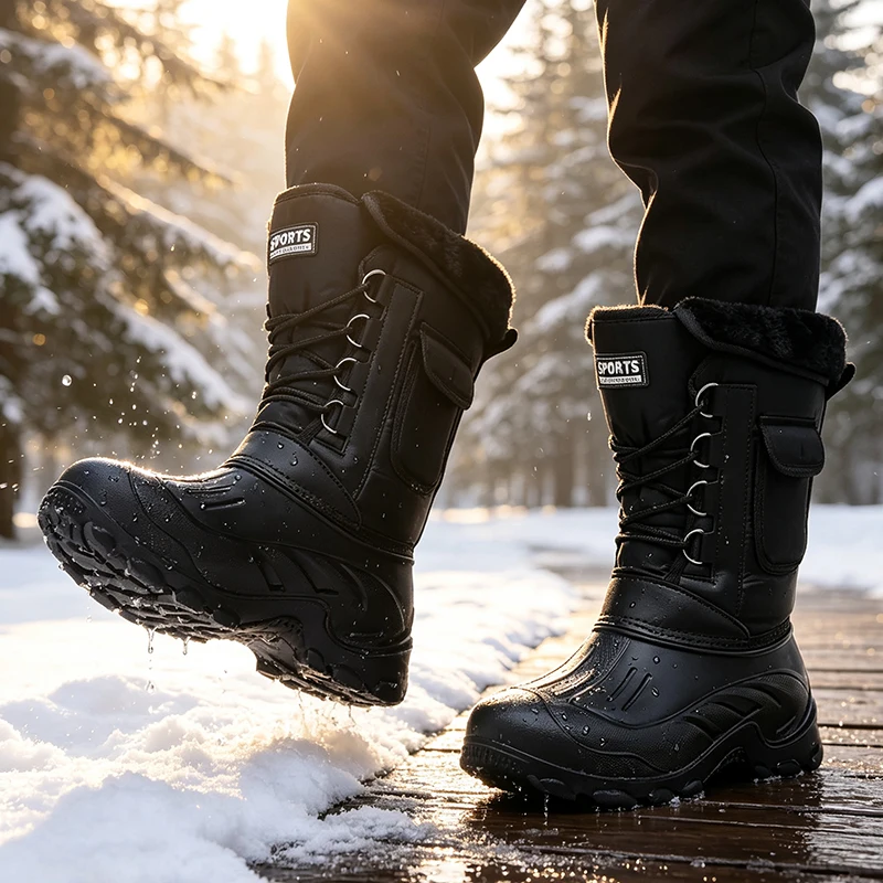 Men Winter Snow Boots Outdoor  - Fishing Boots recension och pris