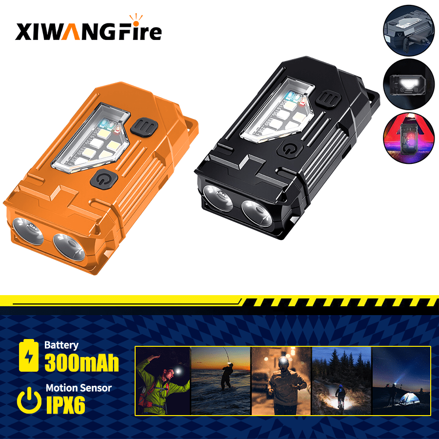 Mini Keychain EDC Flashlight - - Fishing Hat recension och pris
