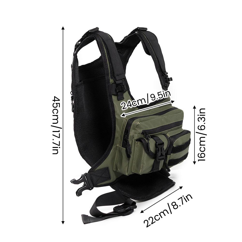 Multi Pocket Outdoor Tactical  - Fishing Bag Waterproof recension och pris