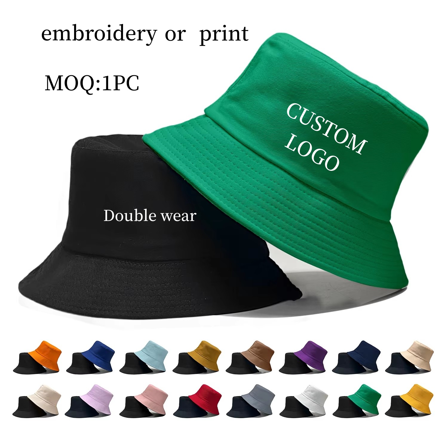 Custom Logo Double Side Fisher - Fishing Hat recension och pris