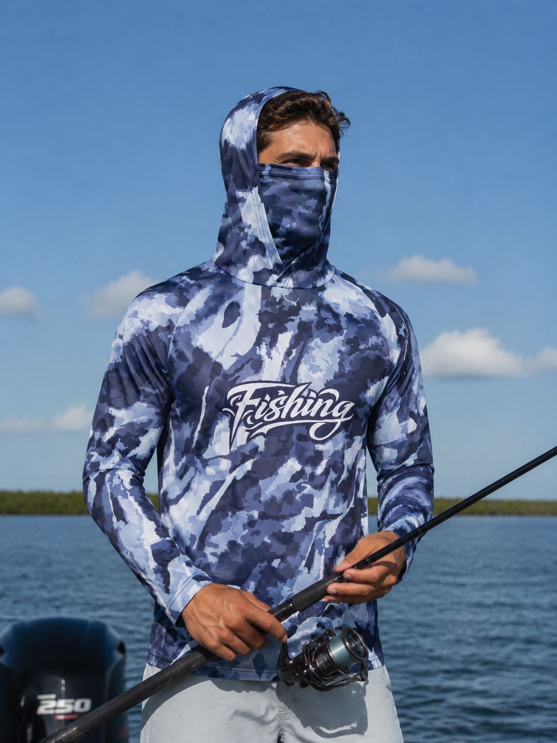 Fishing Shirt Hooded Men Fishi - Fishing Mask Sun Protection recension och pris