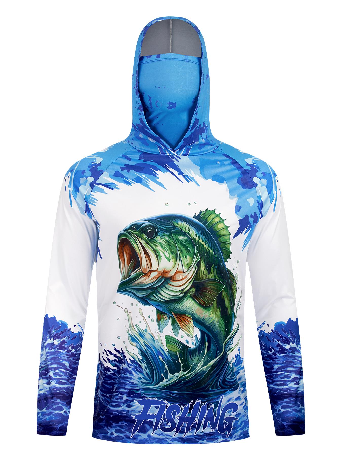 Fishing Hooded Shirt Upf 50 Fi - Fishing Shirt Uv Protection recension och pris