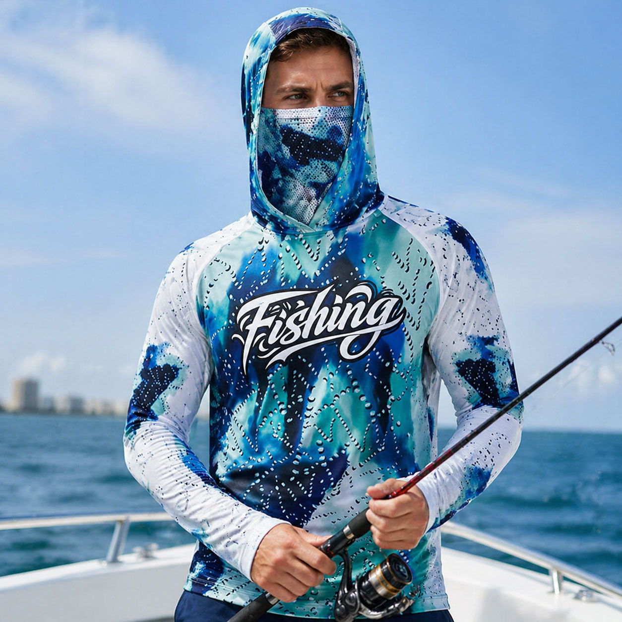 Fishing Hood Riding Tops Wear  - Fishing Hoodie recension och pris