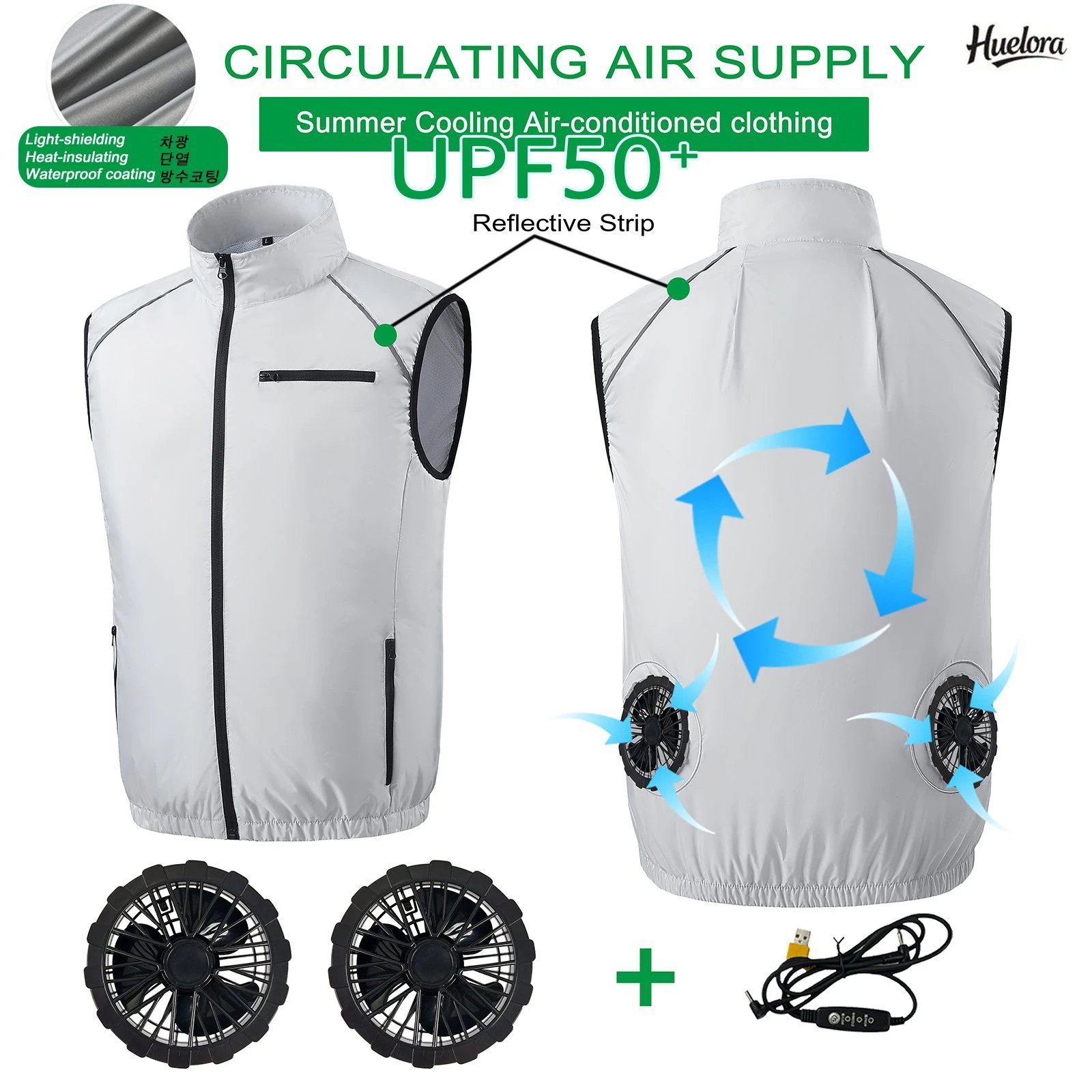 Summer Cool Vest Wearable Refr - Fishing Vest recension och pris