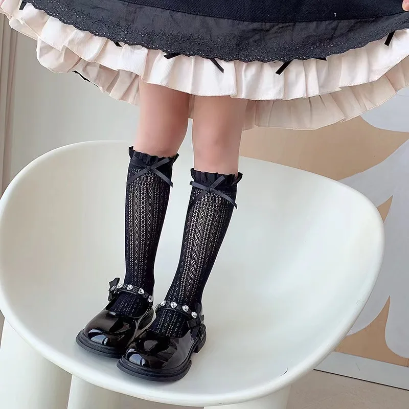 Girls Long Tube Lace Stockings - Fishing Socks recension och pris