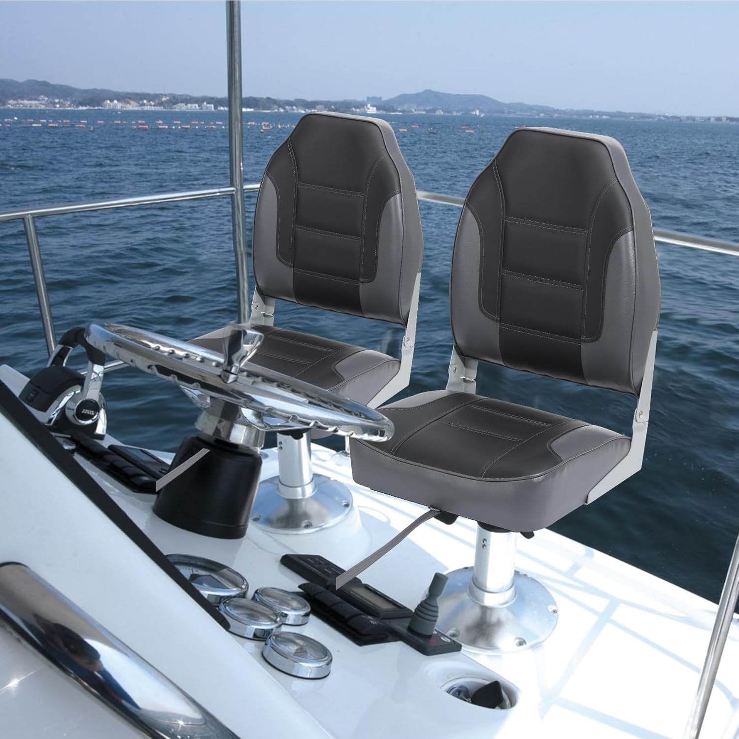 2 Pack Folding Boat Seats, Hig - Fishing Backpack recension och pris