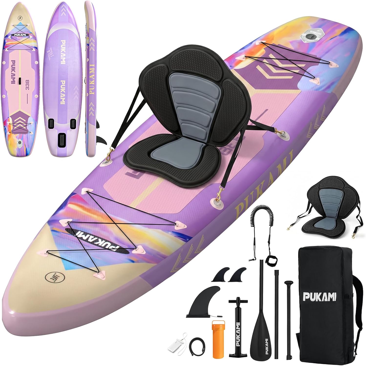 Extra Wide Inflatable Stand Up - Fishing Backpack recension och pris