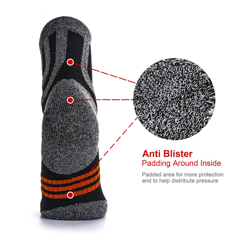 5 Pairs Socks Men Anti Blister - Fishing Socks recension och pris